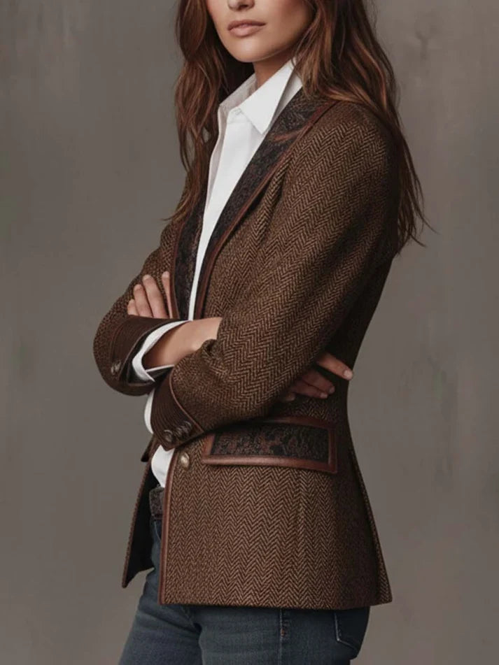 Consuelo | Blazer con Detalles de Espiga