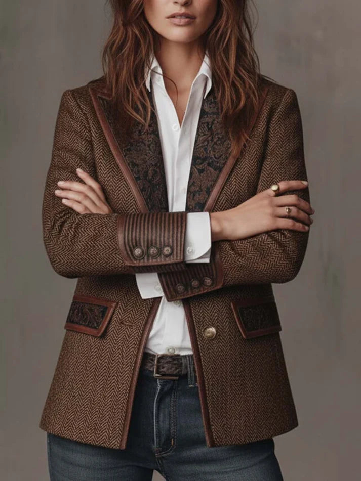 Consuelo | Blazer con Detalles de Espiga