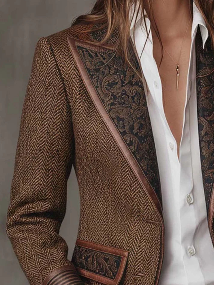 Consuelo | Blazer con Detalles de Espiga