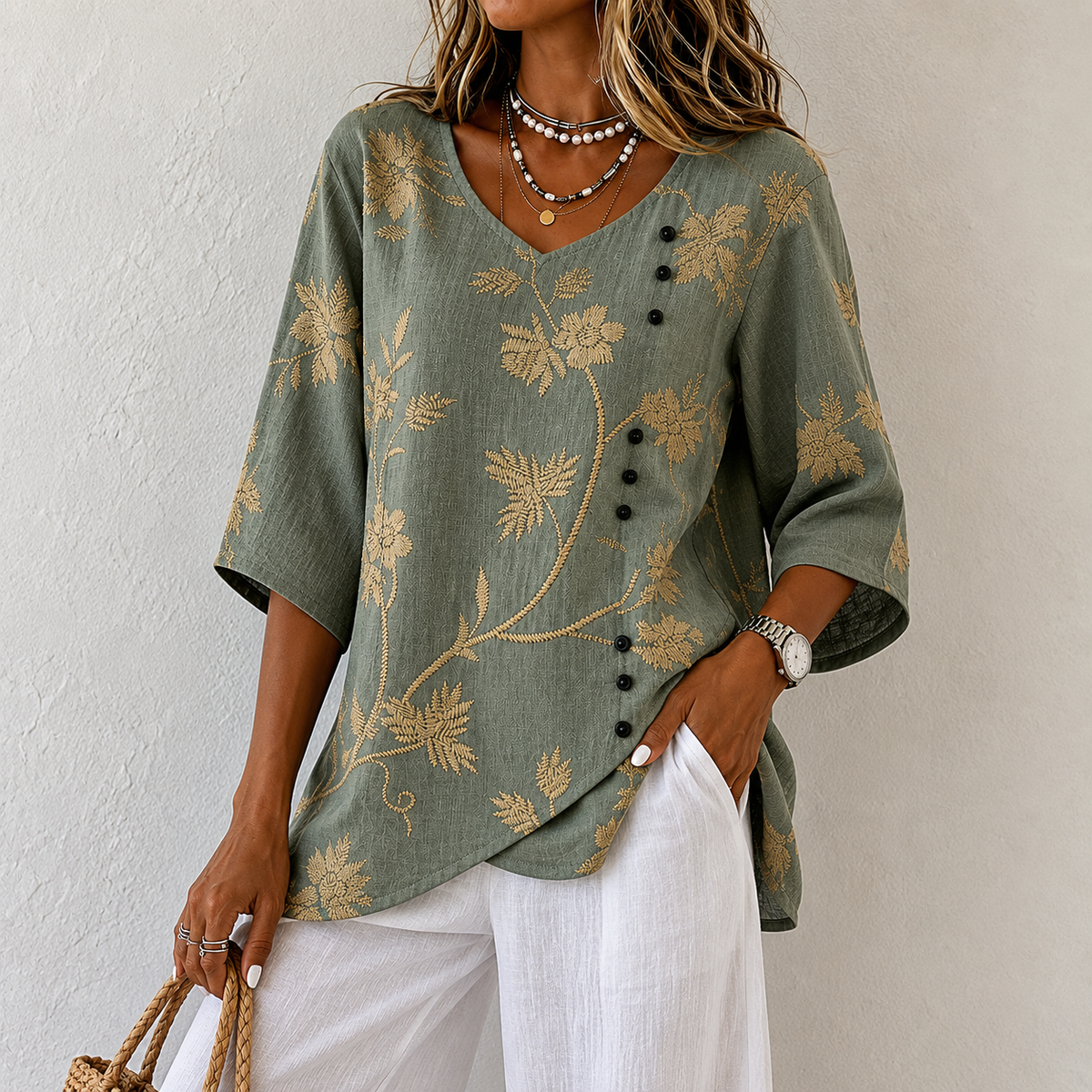 Blusa Bordada Valentina
