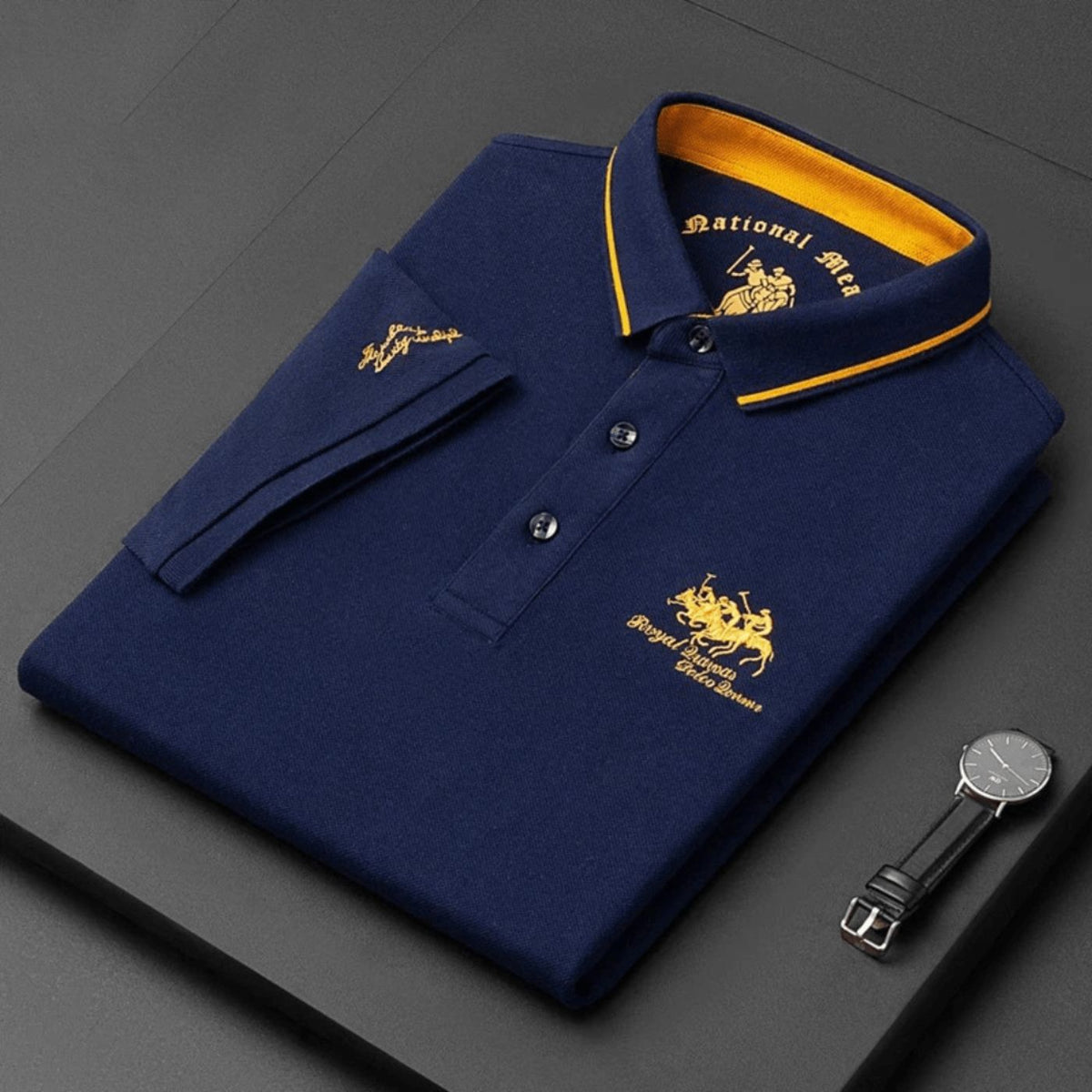 JOSEPH | Polo clásico de algodón con bordado exclusivo