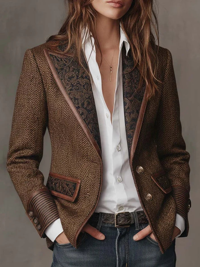 Consuelo | Blazer con Detalles de Espiga
