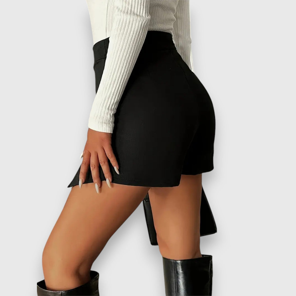Johanna – Falda de vestir de tiro alto elegante