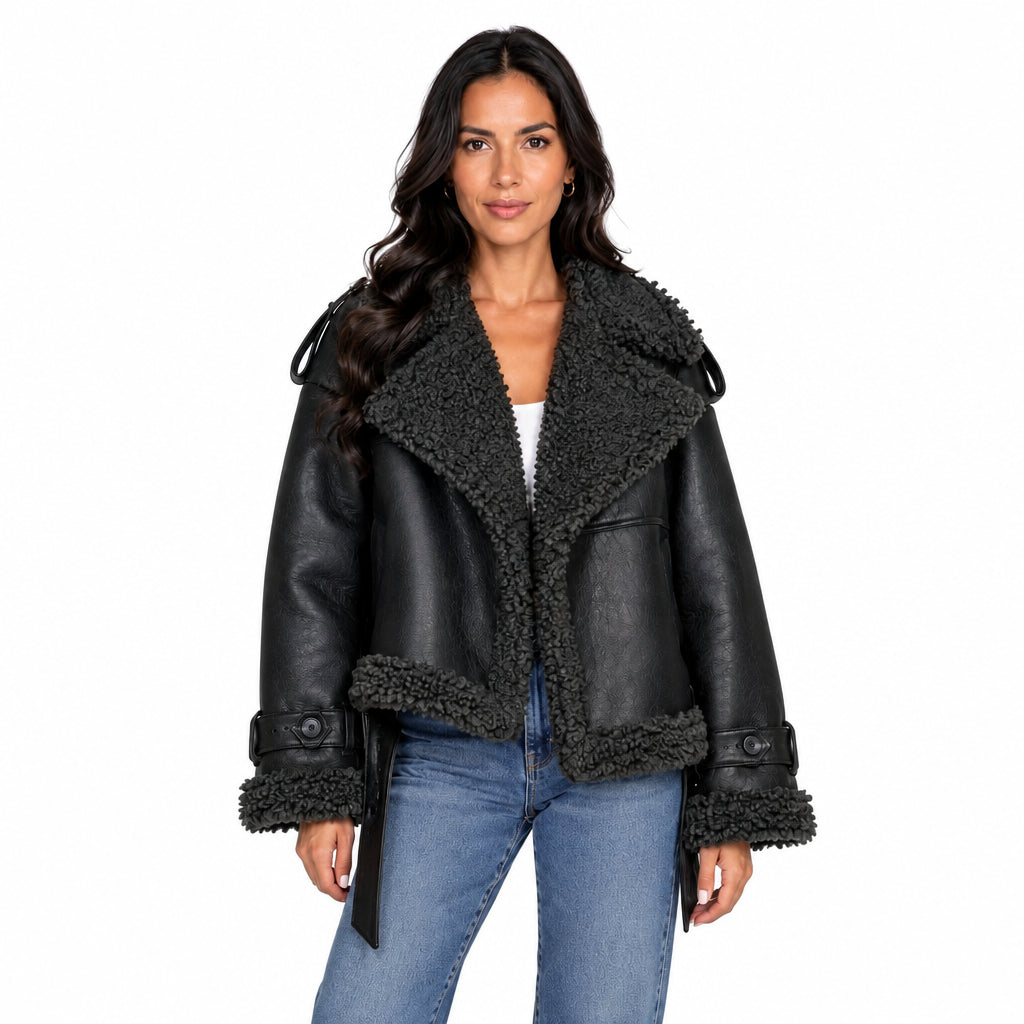 ELVIRA™ | Abrigo de piel de oveja